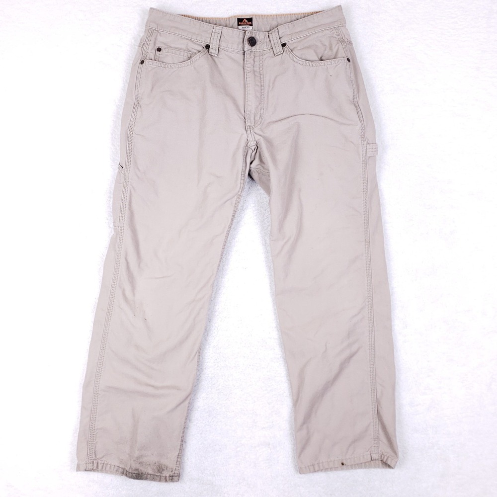 Ridgecut Toughwear Utility Carpenter Pants 34x30 Khaki